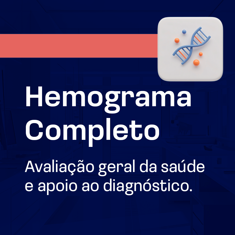 Hemograma completo — exame de sangue